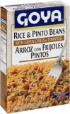 Goya Rice and Pinto Beans  8 oz